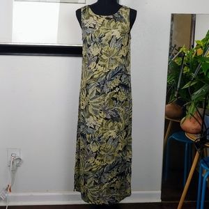 VINTAGE Sleeveless Maxi Dress, Size PS